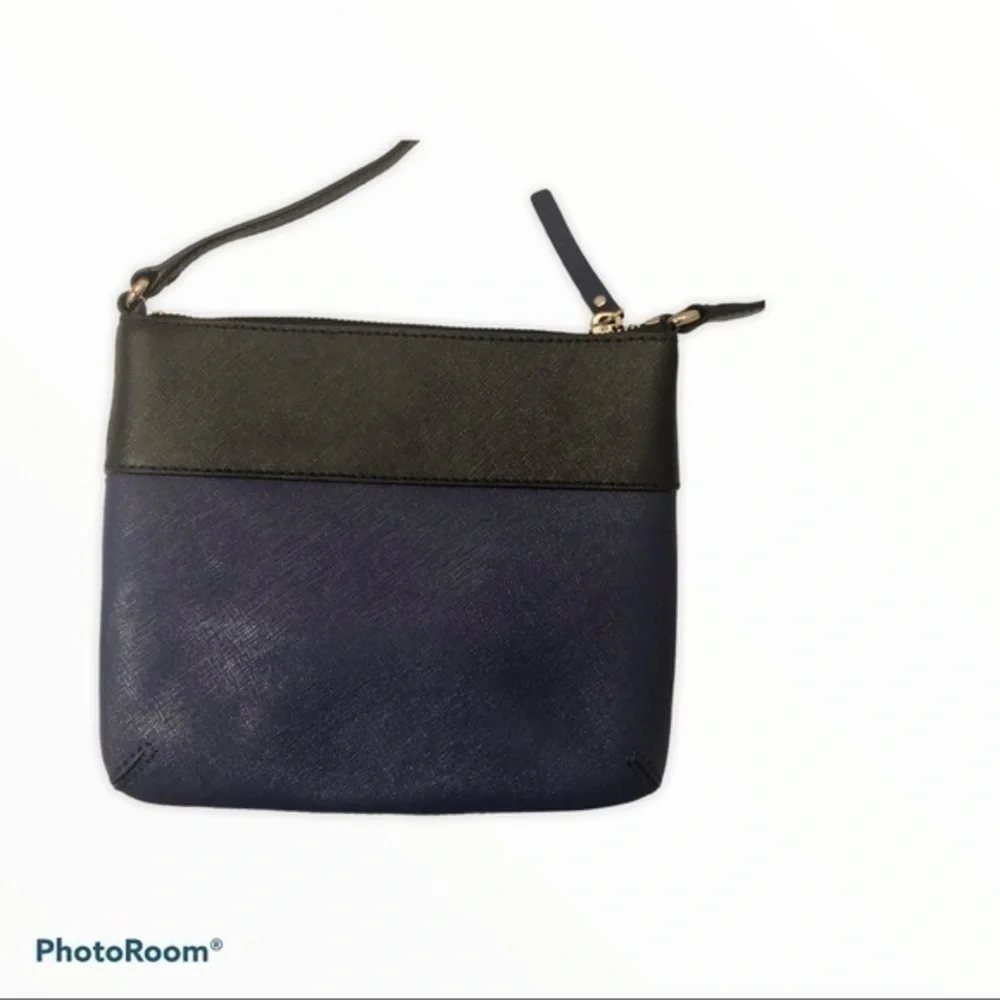 Kate spade blue black crossbody bag color block